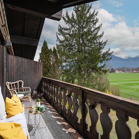Ferienwohnung Panoramablick - Alpenmagie Suites Oberaudorf Eksteriør billede